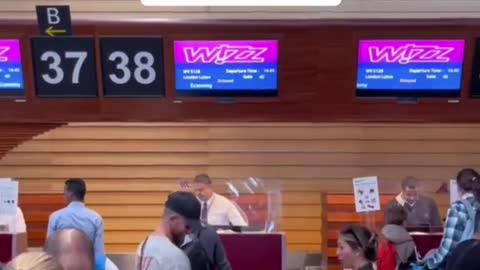 Finally got our baggage and Wizz Air provided hotel