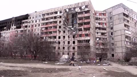 Scenes of devastation in Mariupol