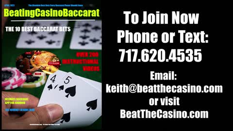 What conditions at a Live Casino should you play Baccarat Kevin and Keith at BeatTheCasino.com