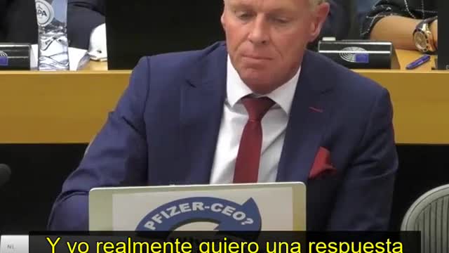 "PARLAMENTO EUROPEO" EJECUTIVA DE P-FIZER ADMITE SONRIENTE SE ENFOCARON EN VENDER, NO EN INMUNIZAR.