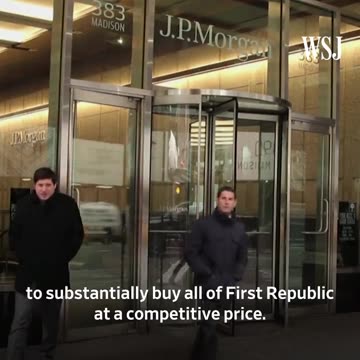 JPMorgan outbid smaller competitors to acquire First Republic Bank.