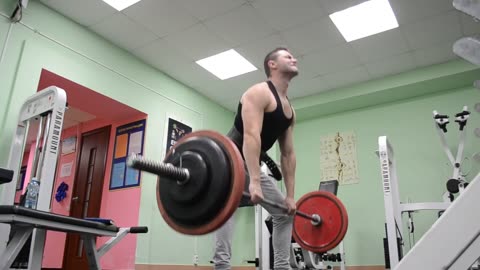 Man, Training for Powerlifting