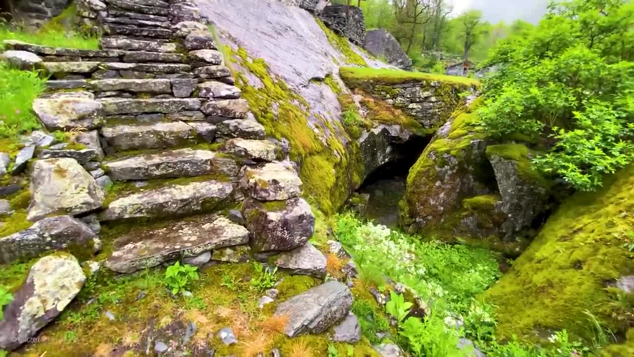 Real Life HOBBIT Town in Switzerland 🧙🏼_♂️🇨🇭 Sabbione (Swiss Village)