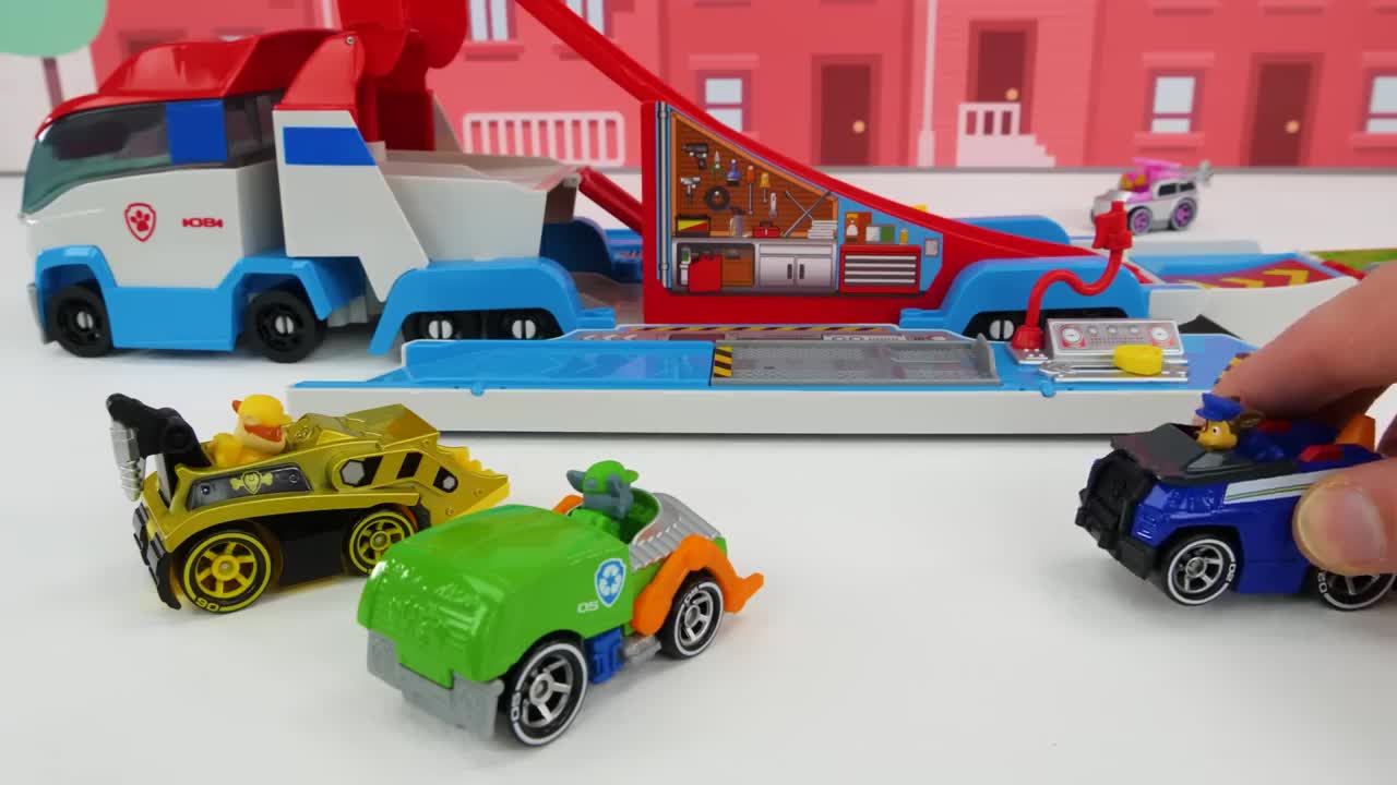Toy Learning Video for Kids - Paw Patrol True Metal Vehicles Biggest Race!