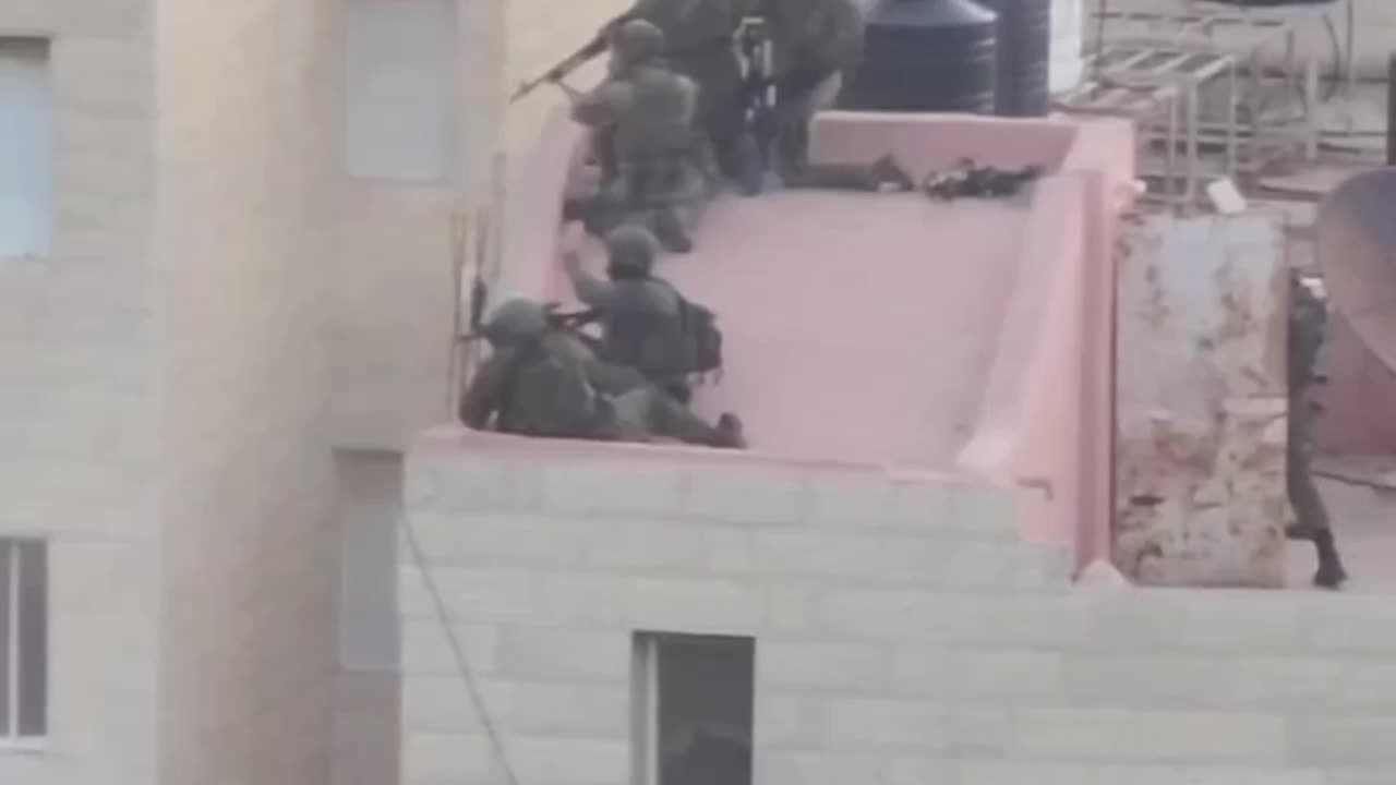 Last night the Israeli raided Abu Dis town near Jerusalem in the West Bank