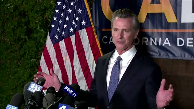 Newsom defeats California recall effort - TV networks