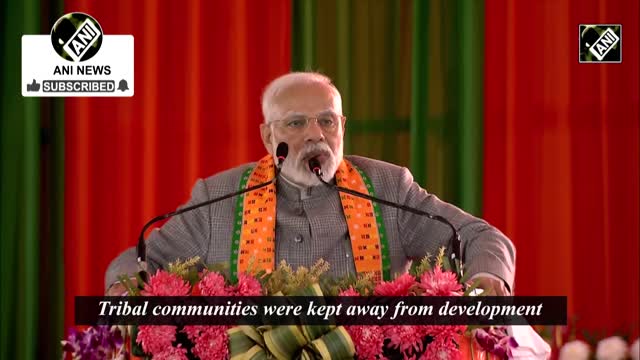 Tribal communities prefer the BJP, according to PM Modi