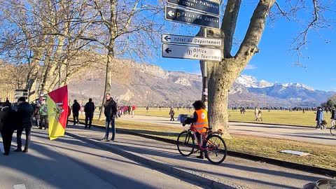 Manifestation Annecy le 05 02 2022