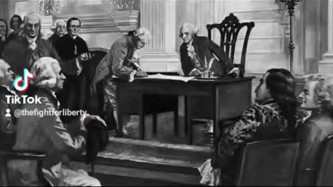 Mysterious Figure At The Signing Of The Declaration