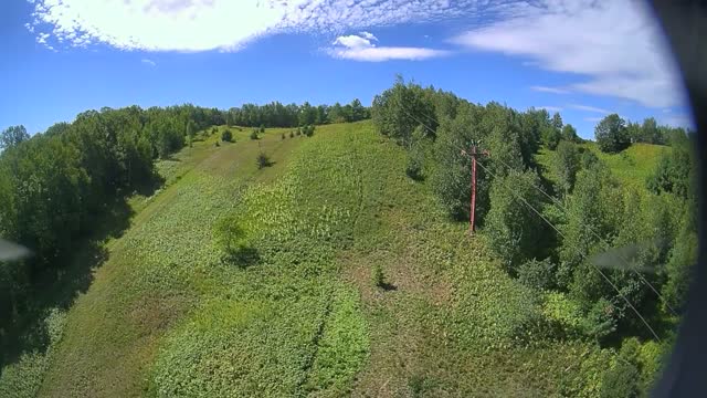 Telemark ski hill surf