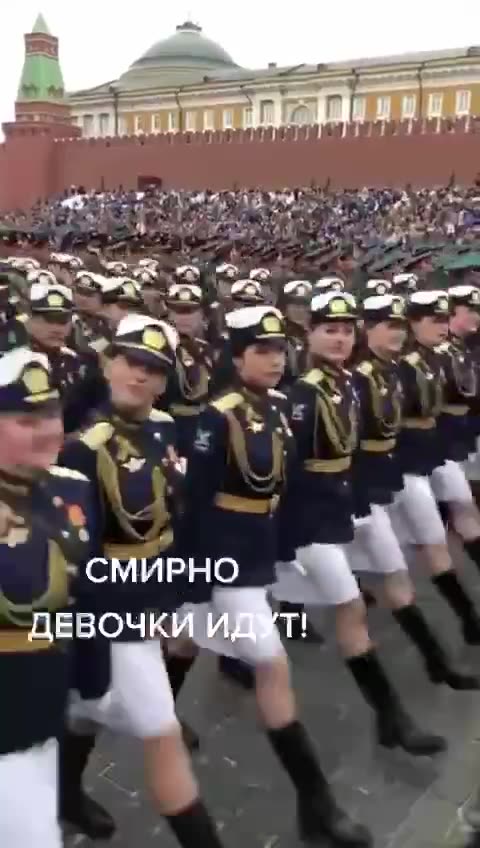 In Moscow the preparations for Victory Day are taking place.