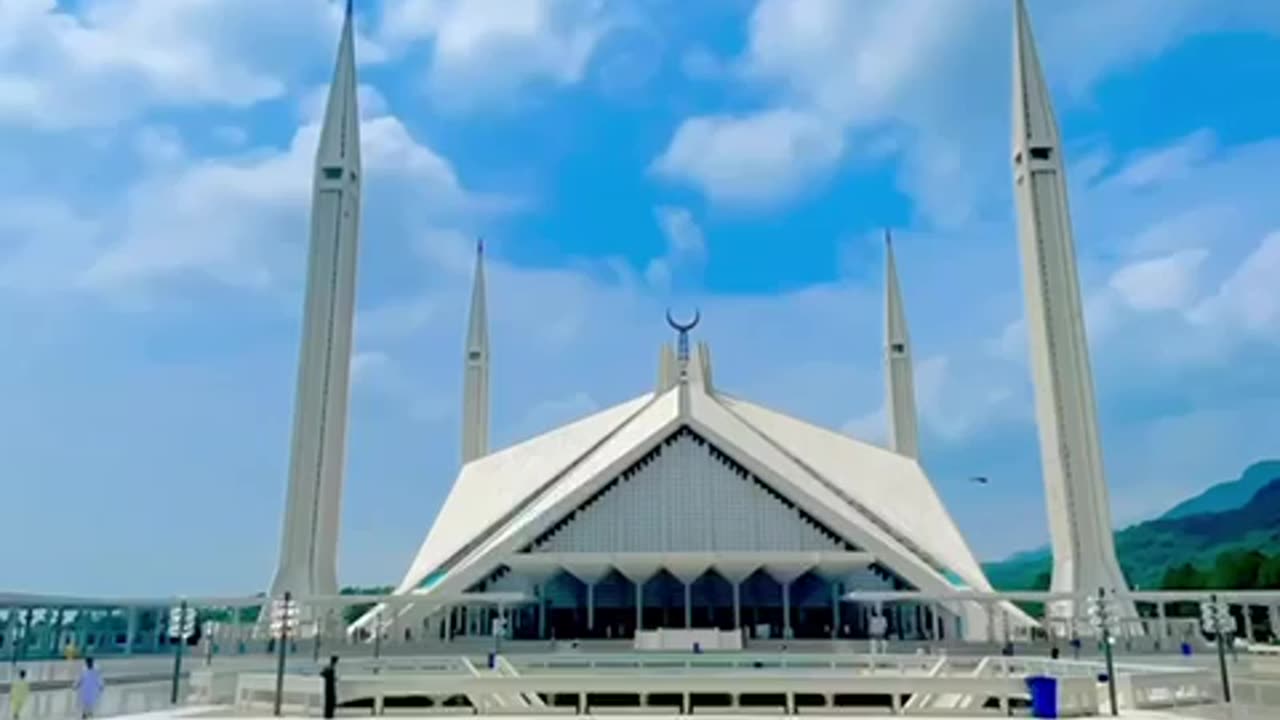 Fifth Biggest Mosque in the World 🕌🌍😍 Faisal Mosque