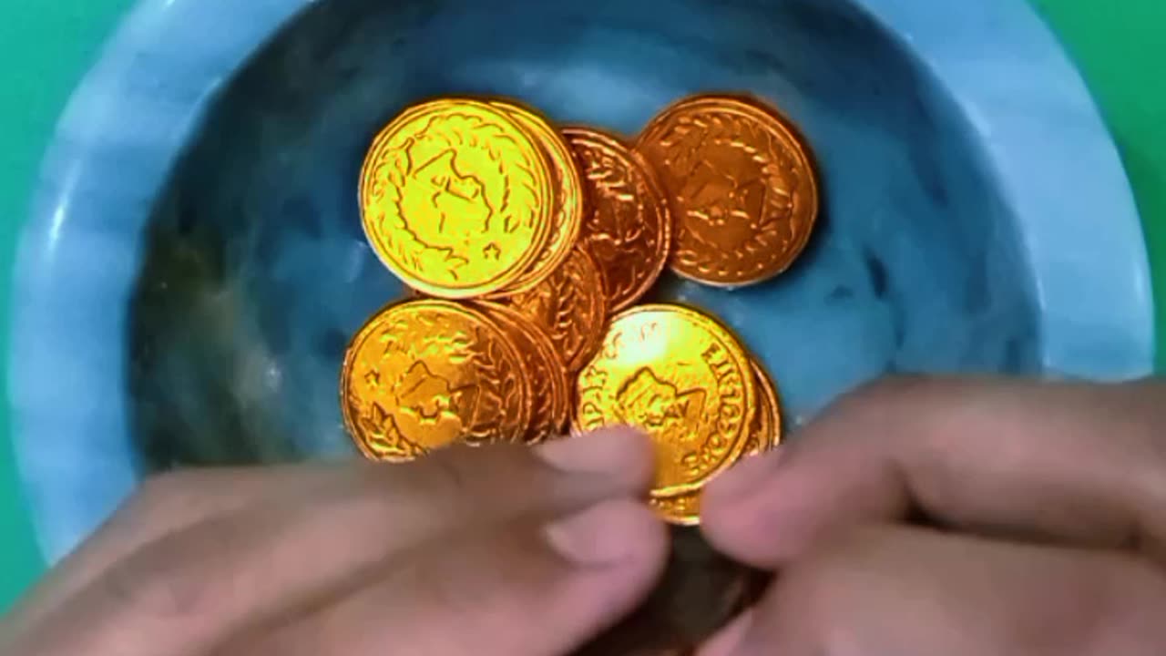 Satisfying Crushing Chocolate Coins ✅💥🍫🏅