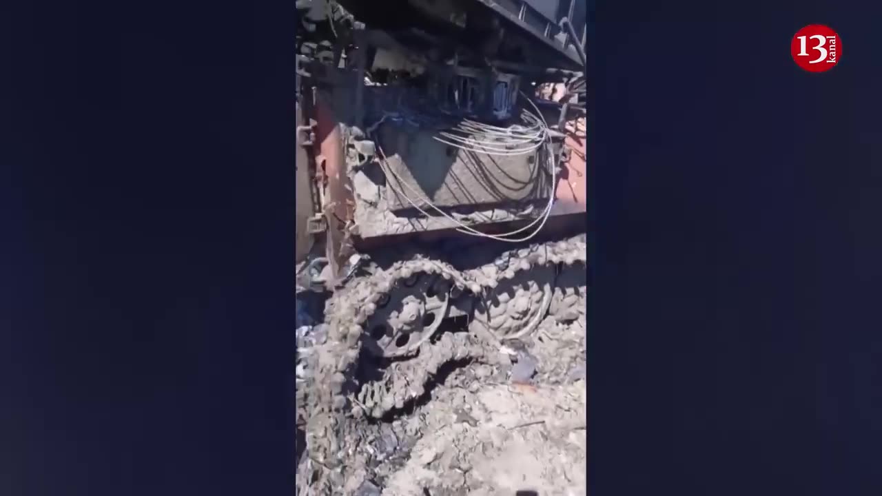 “Hit by a mine twice"- Condition of Russian anti-aircraft missile complex that was hit by a mine