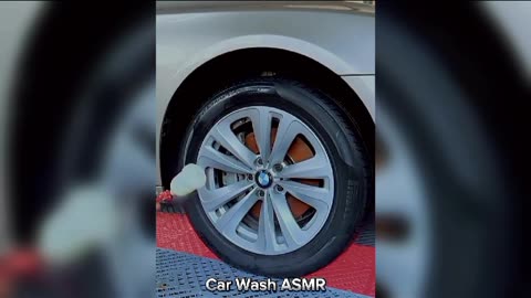 BMW WASHING ASMR | CAR WASH ASMR