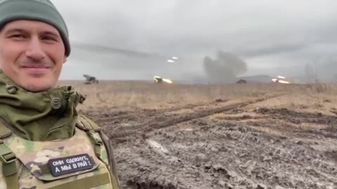 From all the good Russian people, he sends fiery greetings to the Armed Forces of Ukraine