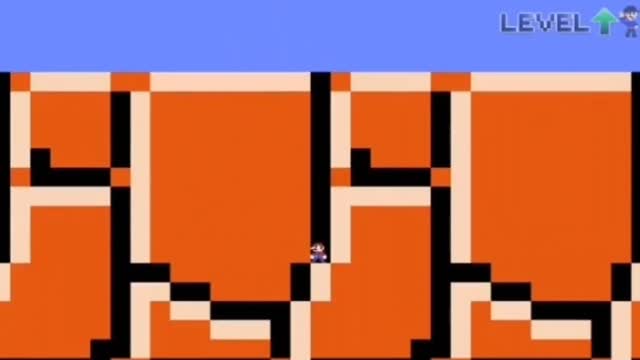 NES super mario stuck in bricks Nintendo | stupid mario| Nintendo | Retro Gaming