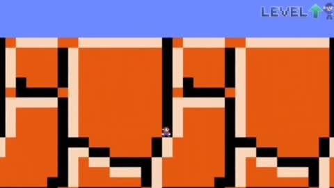 NES super mario stuck in bricks Nintendo | stupid mario| Nintendo | Retro Gaming