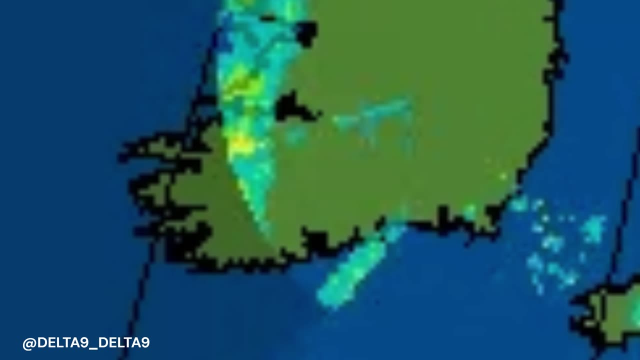 seeing some more doppler radar activity over southern Ireland today 24.10.24