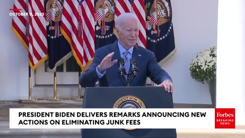 President Biden Delivers Remarks On Eliminating Junk Fees