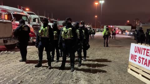 Ottawa Police Tyrants are now RAIDING the truckers.