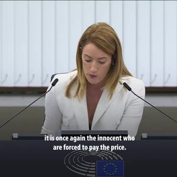 EU President Roberta Metsola: The devastation of Gaza's Al-Ahli Arabi Baptist hospital is horrific.