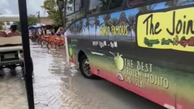 Isla Mujeres flash flood!!