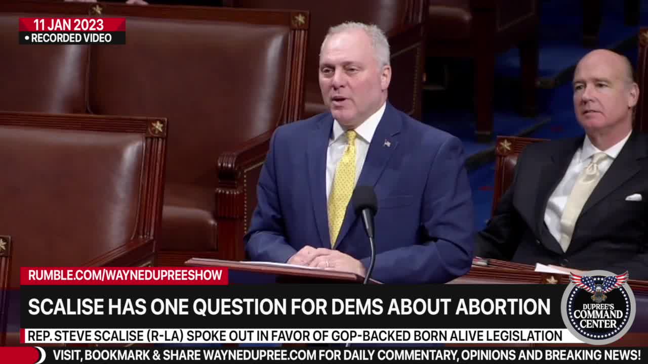 MUST SHARE! Scalise Rises In Support Of Anti-Abortion Bill