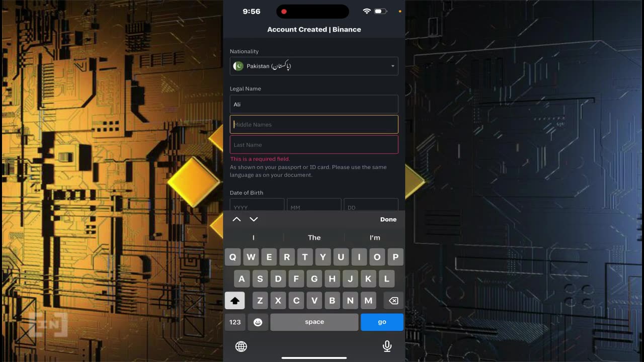 How to create binance account on mobile and verify
