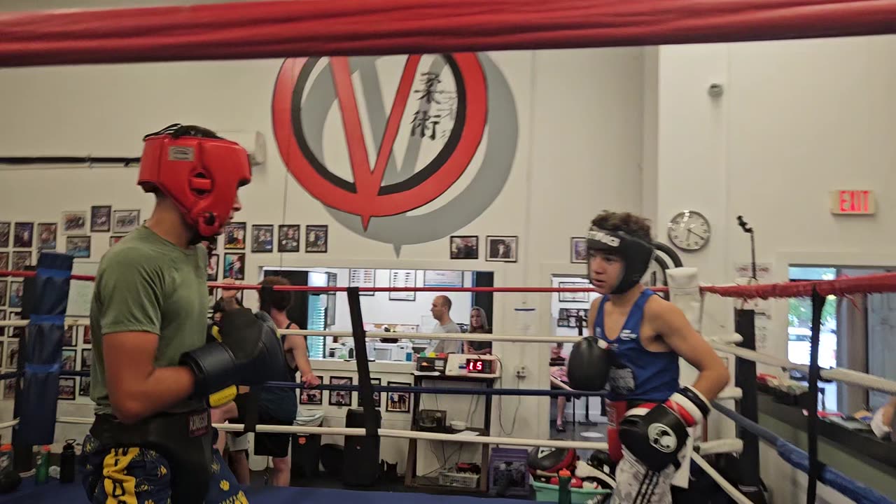 Joey sparring Tommy 2. 8/20/24