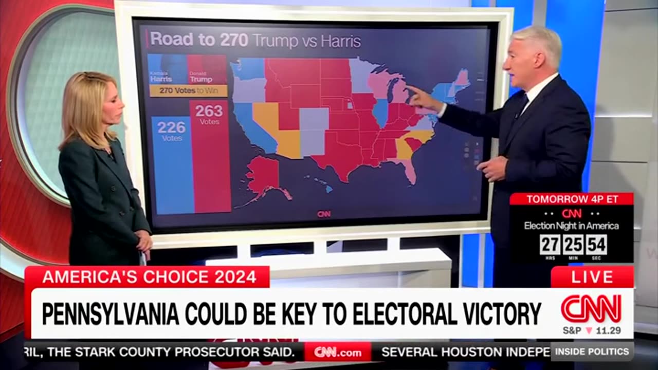 CNN's John King Breaks Down Candidates' 'Easiest' Paths To Victory On Election Day