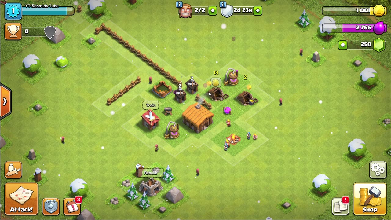 Day 1 of Clash of Clans. [#clashofclans, #coc, #day1]