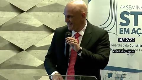 Criminal Alexandre de Moraes 🇧🇷 has not yet learned his lesson. He's saying, "There are a lot of people to arrest and a lot of fines to be levied yet." Can the International Court of Justice take any action against him? It can @elonmu