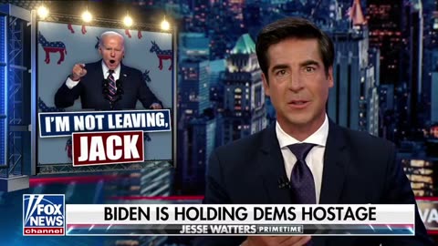 Watters: Biden Took The Entire Democratic Party Captive