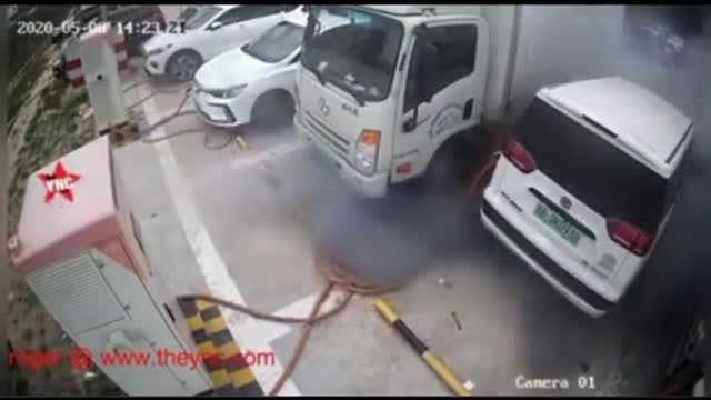 Don't stay in the car while charging.