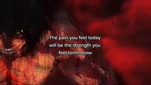 the pain you feel today will be the strength you feel tomorrow