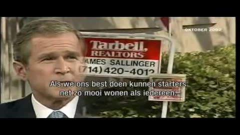 George Bush: We want everybody in America to own their own home a couple of years before the housing collapse