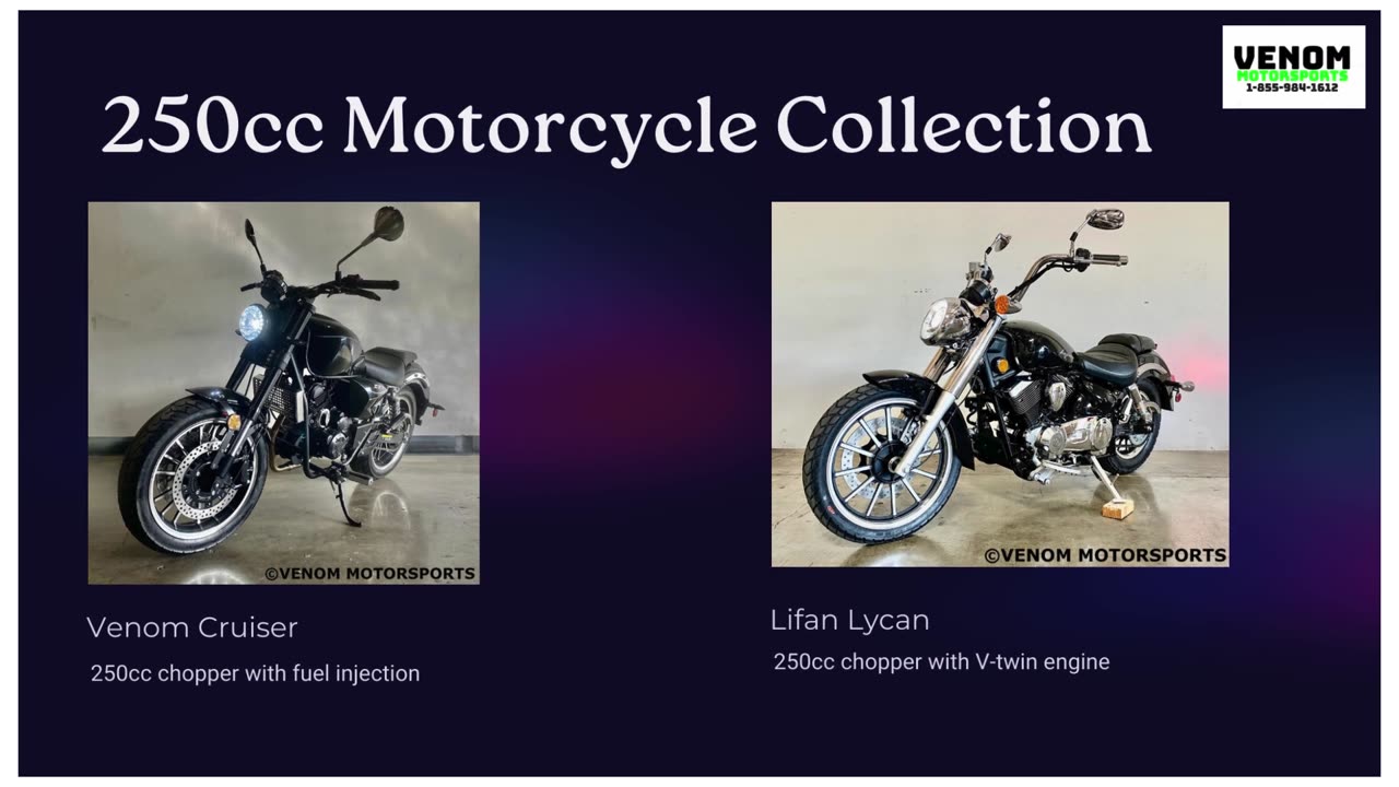 Affordable 250cc Motorcycles for Sale - Venom Motorsports USA