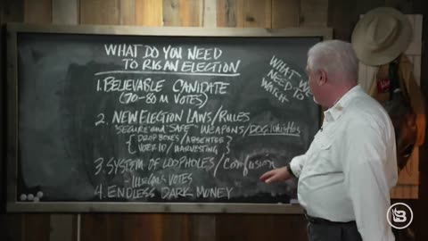 Glenn Beck Whoever's running the country would need 4 things to rig an election: