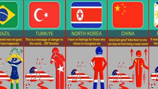 What If USA 🇺🇸 Died ~ Reaction From Different Countries