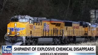 30 tons of explosive chemical missing from train