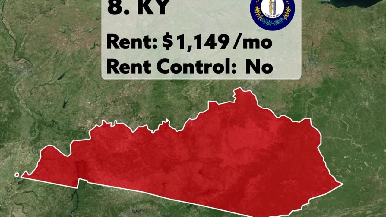 States With The Lowest Rent