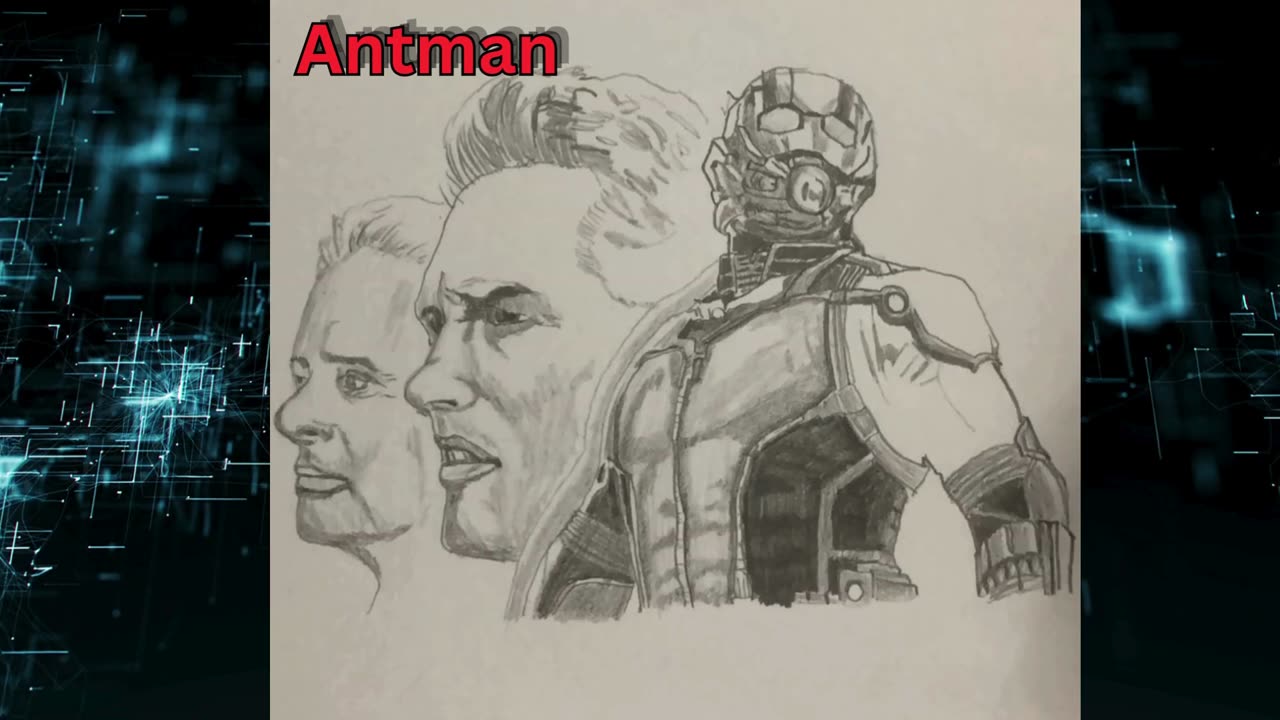 Antman 2.0 timlapse drawing