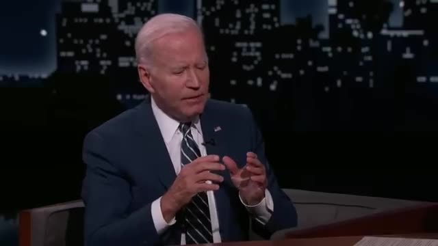 President Joe Biden Visits Jimmy Kimmel Live