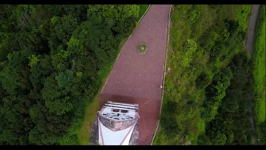 DRONE Unique Ancient Chapel Insolated on TOP of a Mountain