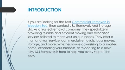 Best Commercial Removals in Weedon Bec