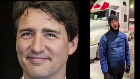 justin trudeau greets the common folk of the rolling thunder protest