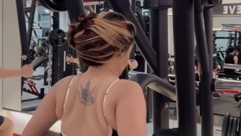 Gym beautiful girls brown