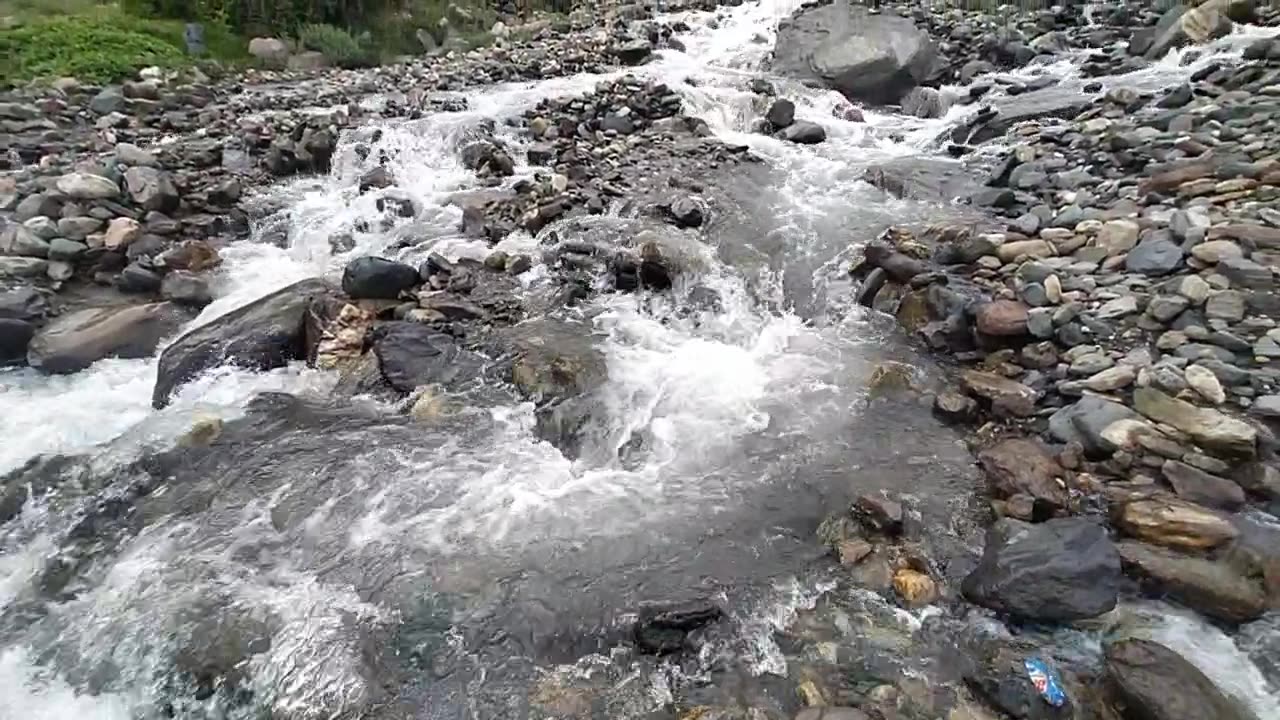 "Mountain Waterfall ASMR: Tranquil Nature Sounds for Relaxation"