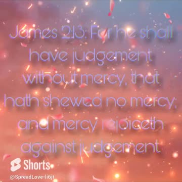 James 2:13 #short #scripture #bible #verse #verseoftheday #inspiration #shorts